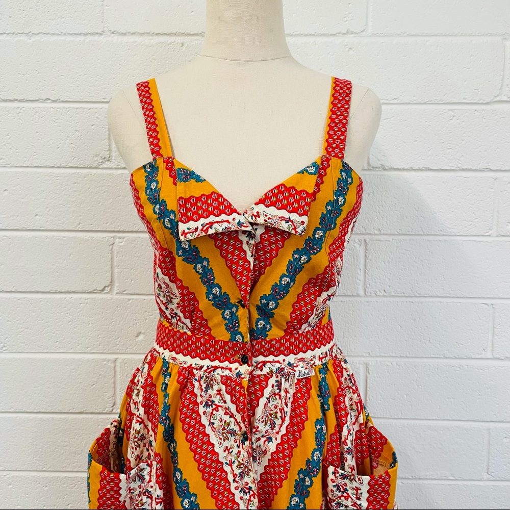 Mistral. Summer Style Fit and Flare Printed Dress. - Picture 2 of 11